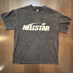 Hellstar T-Shirt Men's Size Small Double Sided